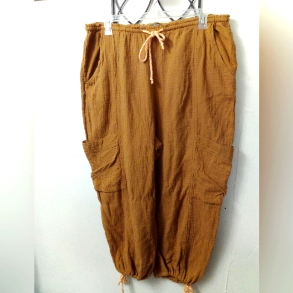 💥NWT WILD FABLE COTTON GYPSY BOHO PANTS CARGO WOMEN'S SIZE XXL